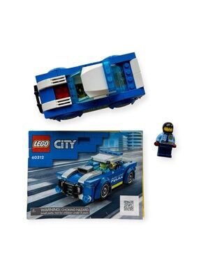 LEGO City Police Car Set 60312 with Instructions – Incomplete